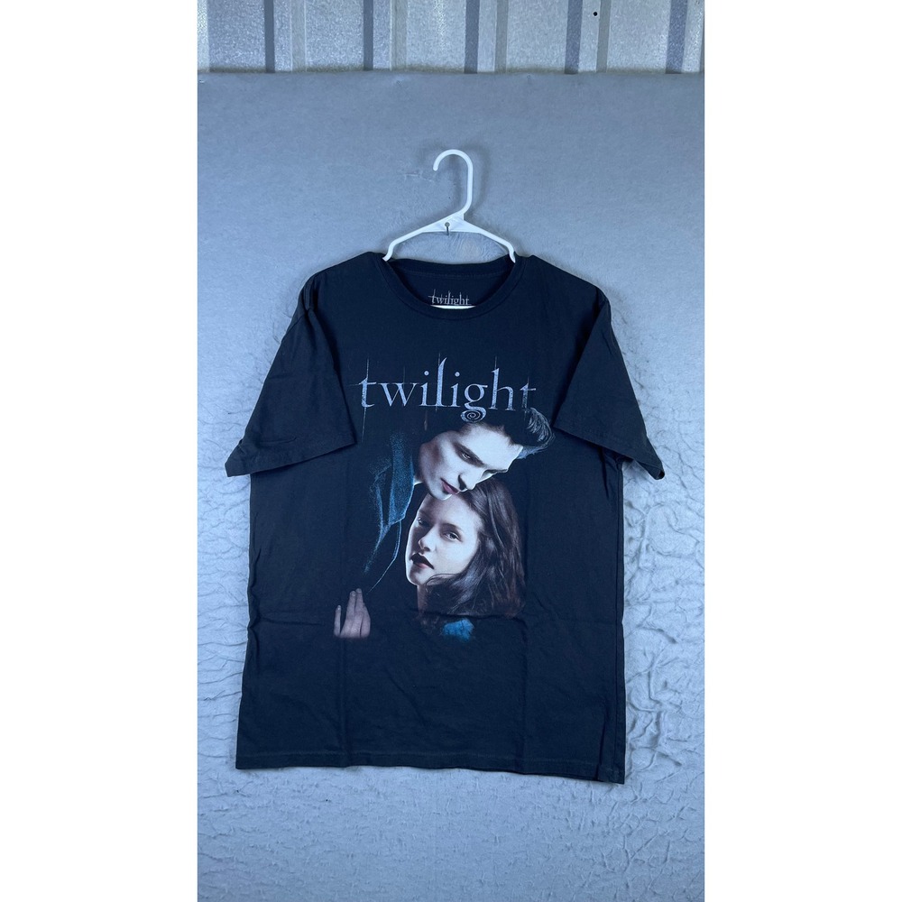 Twilight Movie Promo T-Shirt Mens XL Black Excellent Edward Bella Graphic Tee